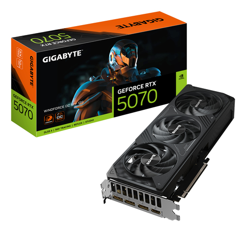 GIGABYTE RTX 5070 12GB WINDFORCE OC – Gigabyte Technology