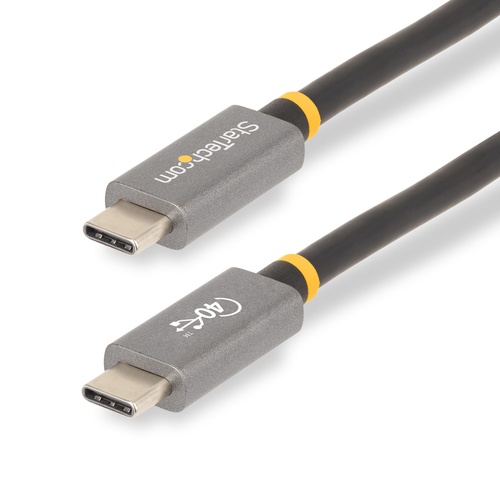 3FT (1M) USB4 CABLE, USB-IF CERTIFIED USB-C CABLE, 40 GBPS, 100W, 8K 60HZ, COMPA – StarTech.com