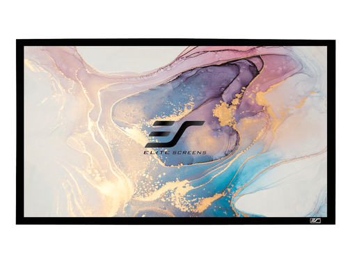 Fixed Frame 266cm x 149cm Viewing Area 120" Diagonal 16:9 Format Matte White - Black Velvet Frame Sable Frame – Elite Screens Inc