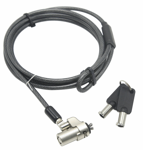 SEC CABLE WEDGE LOCK ULTRA SLIM KEYED 3.2X4.5MM SLOT – Dicota