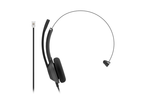 HEADSET 321 WIRED SINGLE ON-EAR CARBON BLACK RJ9 – Cisco Systems