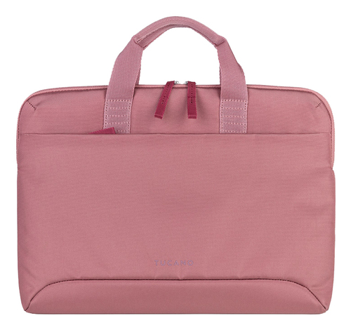 SUPER-SLIM BAG FOR LAPTOPS UP TO 14” MADE OF HIGH-TECH MATERIAL WITH CONTRAST-COLOR DETAILS. DOUBLE – TUCANO