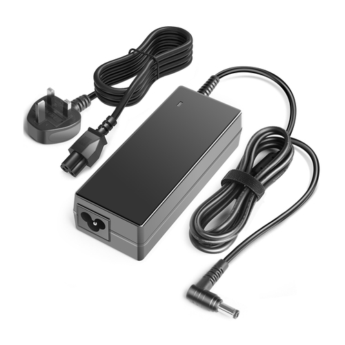 BTI 90W AC Adapter for HP laptops with 4.5mm x 3.0mm connector - with UK cable – Battery Technology