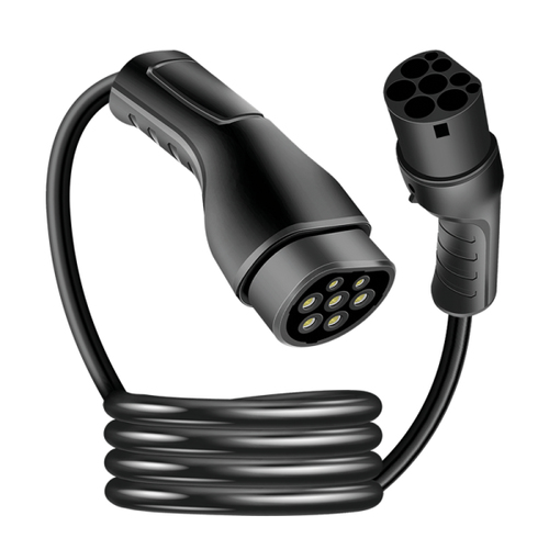 EV charging cable, Type 2, 3-phase, 16 A, 11 kW, with bag, 5 m – LogiLink