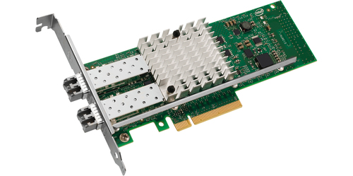 Intel Ethernet Converged Network Adapter X520-SR2 - Network adapter - PCIe 2.0 x8 low profile - 10GBase-SR x 2 – Intel