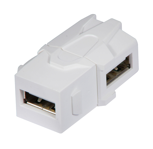 USB A/A F/F 90 DEGREE KEYSTONE FOR USE WITH 60551/60552 – Lindy