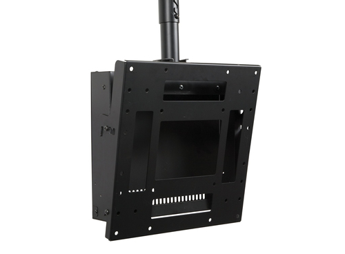 Flat/Tilt Universal Ceiling Mount with Media Player Device Storage For 40" to 95" Displays – Peerless