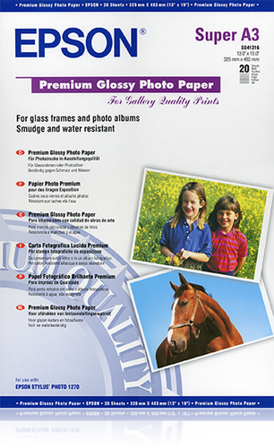 PREMIUM GLOSSY PHOTO PAPER A3+ STYLUS PHOTO 1270 – Epson