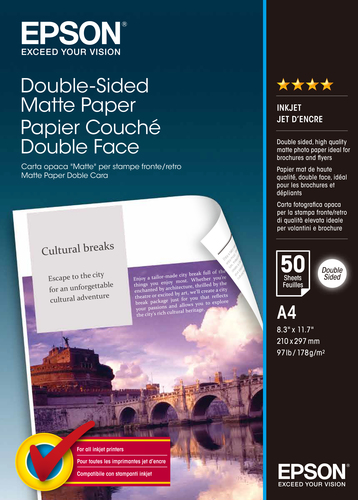 A4 DOUBLE-SIDED MATTE PAPER – Epson