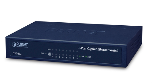 8-P 10/100/1000Mbps Gigabit – Planet