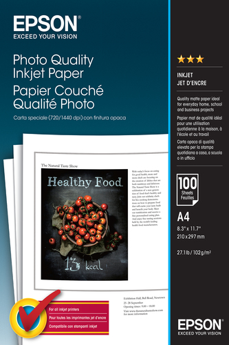 INKJET PHOTO PAPER A4 100CT – Epson