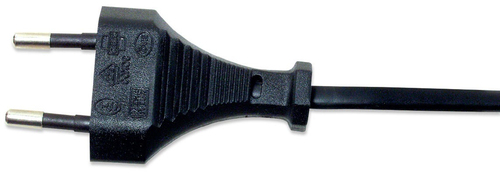 POWER CABLE/CORD EU 2PIN/C7 FEM -FIGURE OF 8 1.8M BLACK POLYBAG – INTELLINET