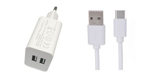 USB TYPE C CHARGER SET WHITE – MicroConnect