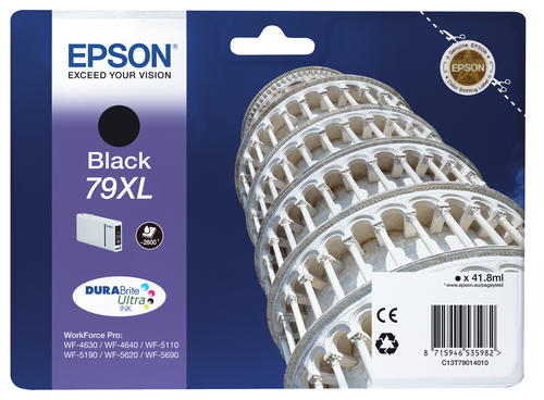 SINGLEPACK BLACK 79XL DURABRITE BLACK 79XL DURABRITE ULTRA K – Epson