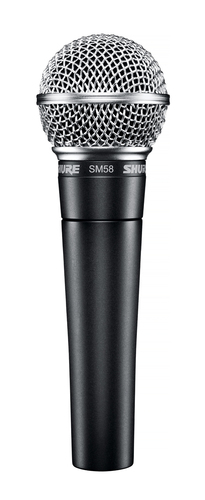 Handheld wired microphone c/w lead – shure