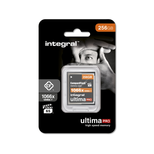 256GB COMPACT FLASH CARD UDMA 7 VPG-65 ULTIMA PRO UP TO R-160 W-140 1066X INTEGRAL – Integral Memory