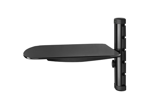 Single AV Wall Shelf with Glass – Peerless