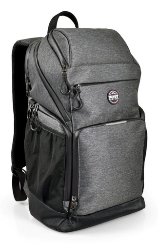 Port Designs Montreal prmium 15.6'' business back pack. Includes removable weather resistant rain cover. – Port