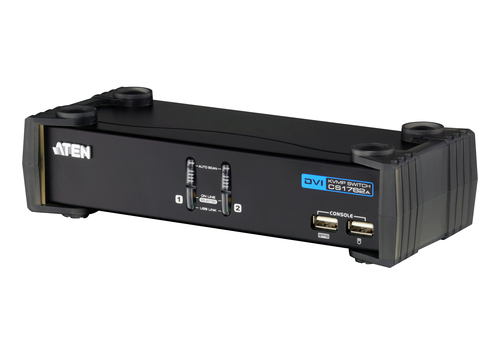 2 port DVI - USB KVMP Switch with Audio Support (2 KVM Cables included) New version – ATEN