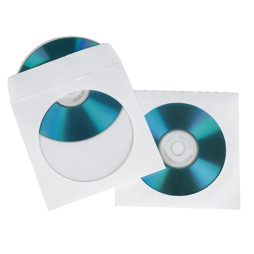 DISC PROTECTIVE SLEEVES WHT PCK 100 – Hama