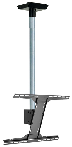 Flat Panel Single Screen Kit 2M with MOD-CPF - Zinc – Peerless