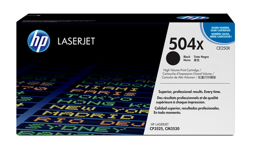 TONER CARTRIDGE 504X BLACK PRT CARTRIDGE W COLORSPHERE TO – HP Inc