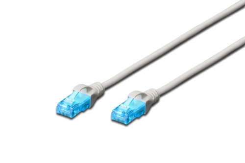 CAT5EU-UTP PAT.CABLE 1M GREY CU PVC A – Assmann Electronics