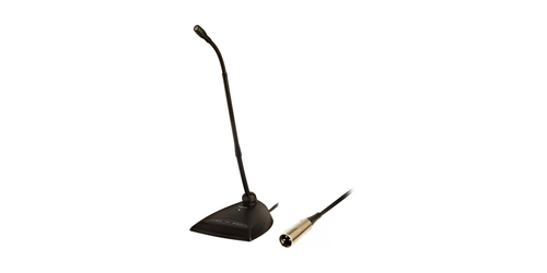 Cardioid-18 Gooseneck Condenser Microphone Attached Preamp with XLR – shure