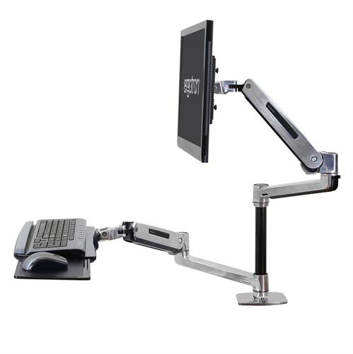 WORKFIT-LX POLISHED SIT-STAND DESK MOUNT SYSTEM – Ergotron