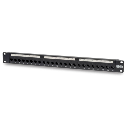24-PORT 1U CAT6/CAT5 PATCH PANEL – Tripplite