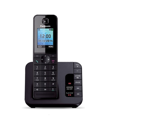 Panasonic KX-TGH220EB DECT Phone with TAM and Call Blocking - Single - Black – Panasonic