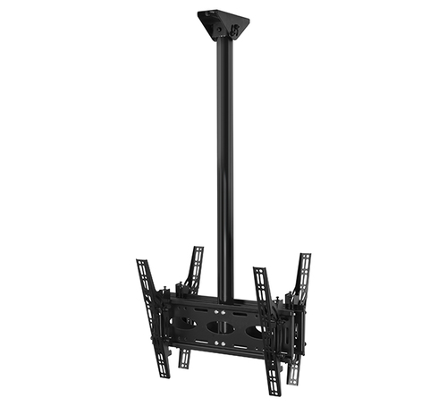 Back-to-Back Universal Flat Screen Ceiling Mount with Tilt – B-Tech