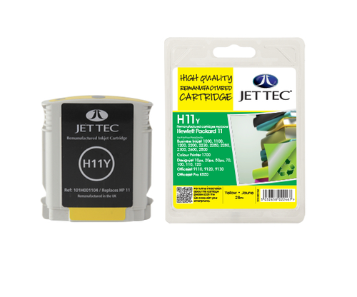 Jettec Compat HP11/C4838A YELLOW INK 28ML – Jet Tec