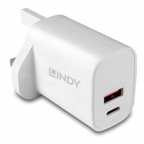 20W USB Type A & C Charger – Lindy