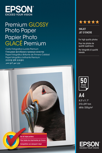 PREMIUM GLOSSY PHOTO PAPER A4 50SHEET – Epson
