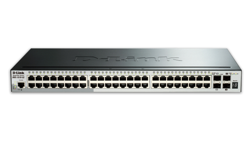 52-Port Gigabit Stackable Smart Managed Switch including 4 10G SFP+ – D-Link Systems