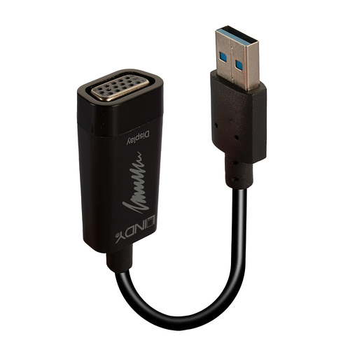 USB 3.0 TO VGA ADAPER LITE SUPPORTS 1920X1200 / 1080P 0.1 – Lindy