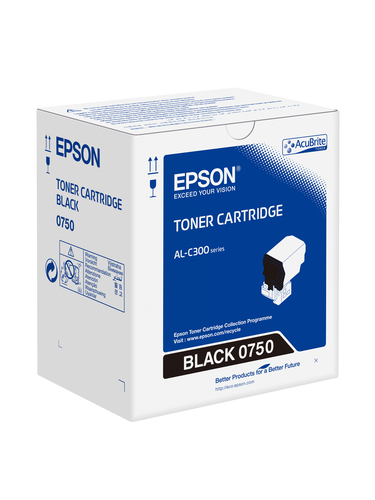 Epson Toner, AcuBrite, Toner black, 1 x Black, Standard, S050750, 7,300 Pages – Epson