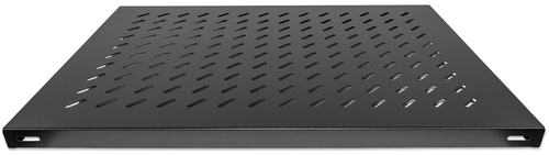 19IN FIXED SHELF 1U 800MM BLACK -HEAVY DUTY METAL – INTELLINET