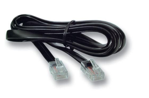RJ12-RJ45 3M M/M BLACK – MicroConnect