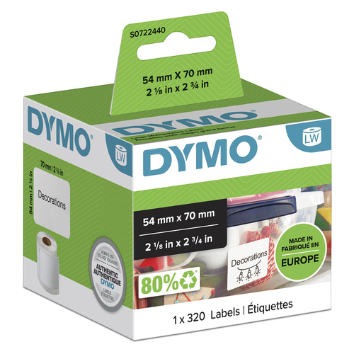 DISKETTE LABELS 70X54MM 1 ROLL (320) – NEWELL RUBBERMAID
