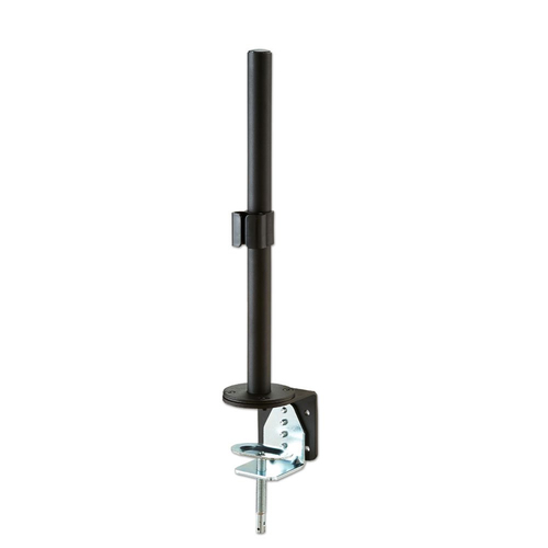 400MM POLE WITH DESK CLAMP BLACK – Lindy