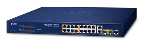 16-Port 10/100TX 802.3at – Planet