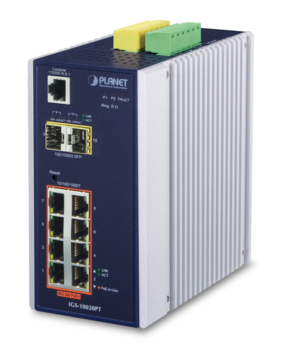 IP30 L2+ SNMP Manageable – Planet