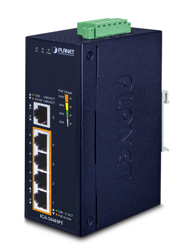 IP30 5-Port Gigabit Switch – Planet