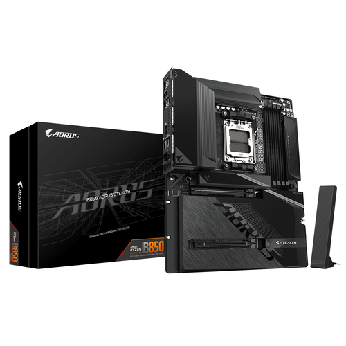 MB AMD AM5 B850 AORUS STEALTH D5 ATX – Gigabyte Technology