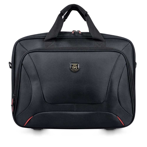 A Port product the Courchevel top loading carry case suitable for laptops up to 13/14'' Screens with a dedicated tablet pocket for up to 10.1'' tablets. This carry case comes with a zipped back file allowing for additional storage and a removable shoulder – Port