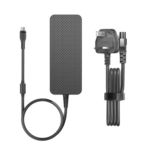 BTI 130W USB-C Laptop Charger for all USB-C powered Dell devices up to 130W Includes UK power cable – Battery Technology