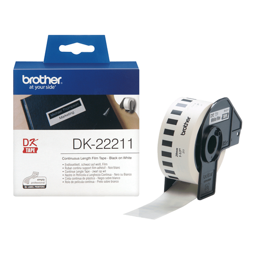 CINTA CONTINUA BLANCA ANCHO 29MM LONGITUD 15.24M – Brother