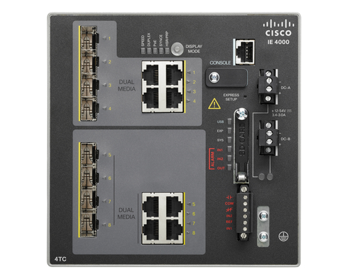 IE 4000 4 X COMBO 10/100M 4 X 1G COMBO LAN BASE – Cisco Systems